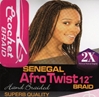 SENEGAL AFRO TWIST BRAID 2 X - 12 INCH - AFRO BEAUTY COLLECTION - TT-CR-SAT2X12