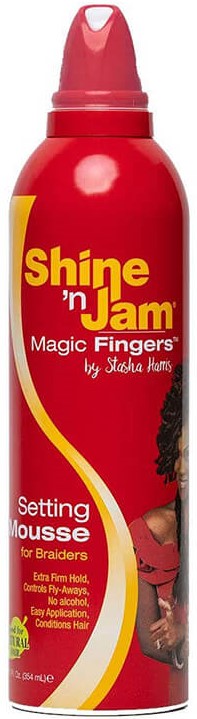AMPRO SHINE-N-JAM MAGIC FINGERS SETTING MOUSSE - 12 OZ