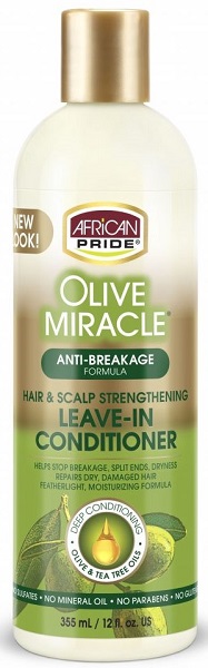 AFRICAN PRIDE OLIVE MIRACLE LEAVE-IN CONDITIONER 12 OZ