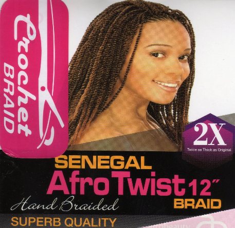 SENEGAL AFRO TWIST BRAID 2 X - 12 INCH - AFRO BEAUTY COLLECTION