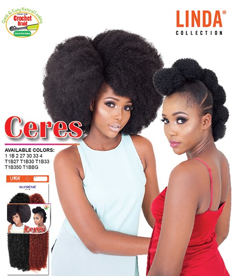 CERES - CROCHET PRE-STRETCHED AFRO KINKY HAIR - 60 INCHES - LINDA COLLECTION
