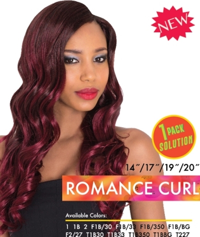 SYNTHETIC WEAVING - ROMANCE CURL WEAVING - 1 PACK SOLUTION
