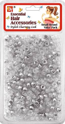 SMALL ROUND GALACTIC BEADS VALUE PACK (GSILVER) 