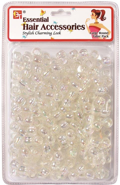 LARGE ROUND BEADS VALUE PACK (CLEAR) 