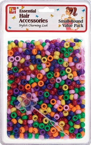 ROUND BEADS VALUE PACK<BR> SMALL - REGULAR ASSORTED 