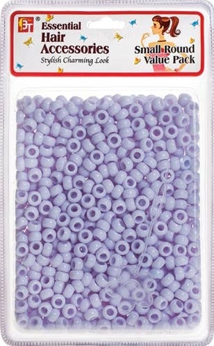 ROUND BEADS VALUE PACK<BR> SMALL - WHITE 