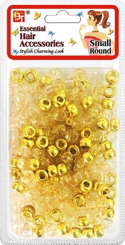 SMALL ROUND GALACTIC BEAD(GALACTIC GOLD) 