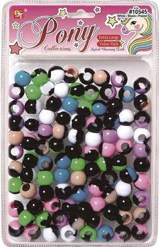 EXTRA LARGE TWO TONE ROUND BEADS VALUE PACK 