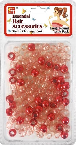 LARGE ROUND GALACTIC BEADS VALUE PACK (GRED) 