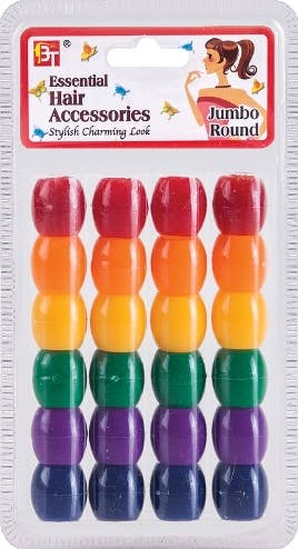 JUMBO ROUND BEADS (COLOR ASSORTED) 