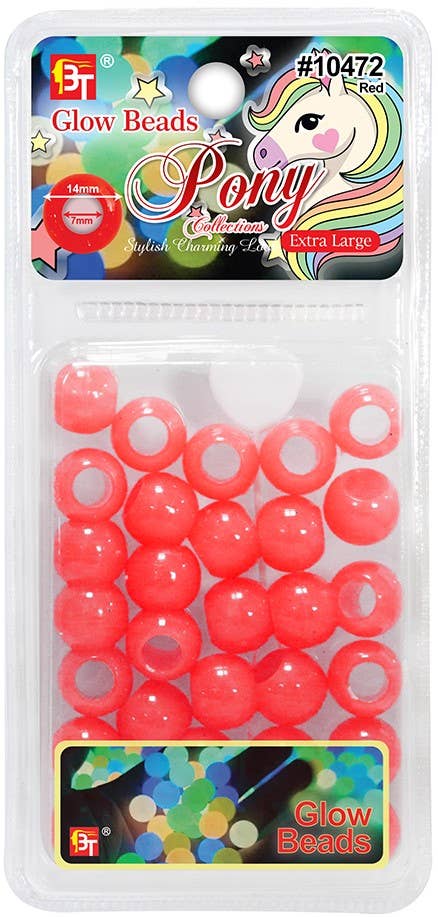 GLOW BEADS (RED) 