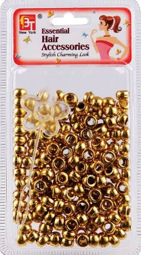 ROUND BEADS<BR> SMALL - GOLD 