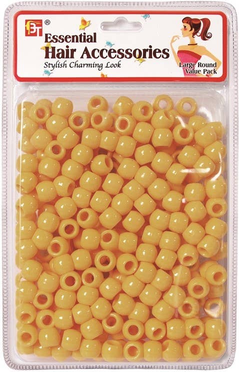 LARGE ROUND BEADS VALUE PACK (YELLOW) 